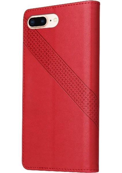 Iphone 6 Için Flip Case Artı Kickstand Premium Deri Üç Kart Yuvaları (Yurt Dışından)