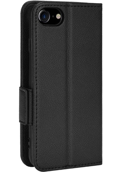 Iphone 7/8 Için Kılıf Manyetik Cüzdan Yan Toka Kart Yuvaları Tutucu Pu (Yurt Dışından)