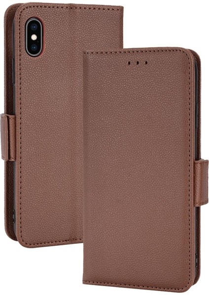 Iphone X/xs Kart Yuvaları Tutucu Pu Deri Yan Toka Cüzdan (Yurt Dışından)