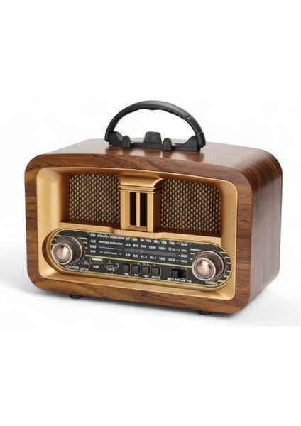 Ahşap Nostaljik Görünümlü Radyo Eski Nostaljik Radyo modelleri