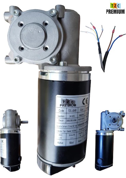 Actuator Motor Kısa Mil-Tzc Premium 100W