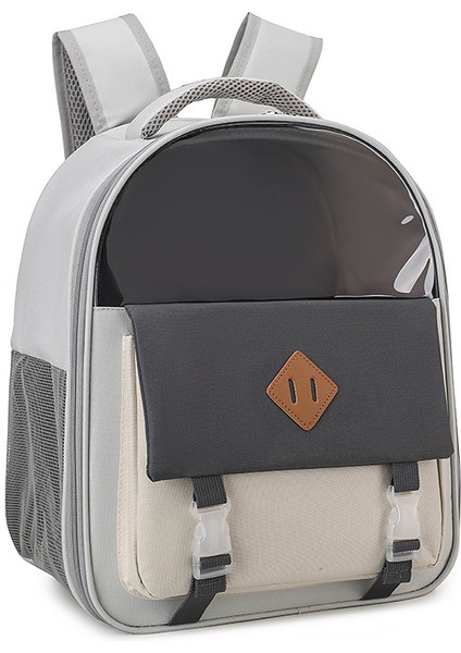 Taşınabilir Evcil Hayvan Sırt Çantası Oxford Kumaş Çok Fonksiyonlu Kedi Çantası (Yurt Dışından)