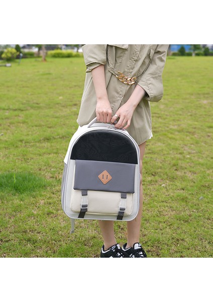 Taşınabilir Evcil Hayvan Sırt Çantası Oxford Kumaş Çok Fonksiyonlu Kedi Çantası (Yurt Dışından) modelleri