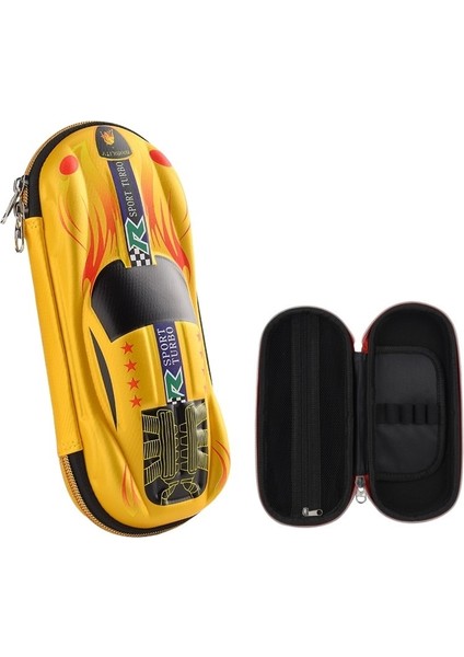 3D Spor Araba Üç Katmanlı Kalem Kutusu Çocuk Kırtasiye Kutusu (Yurt Dışından)