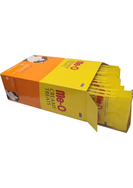 Me-O Meo Creamy Treats Tavuk ve Bal Kabaklı Kedi Ödül Maması 12 Adet 4X15 gr fiyatları