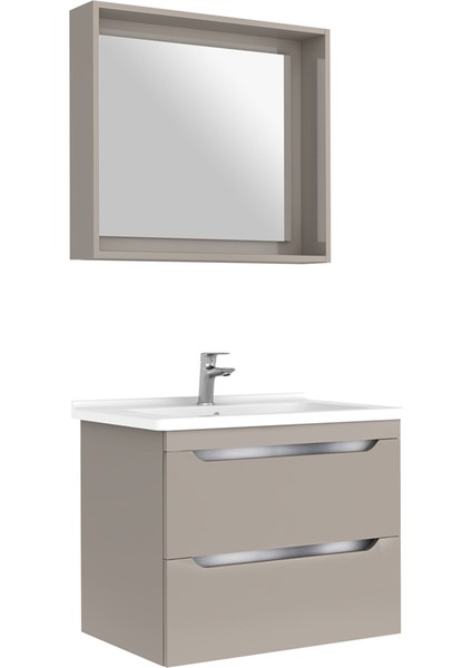 Casilla 80 cm Vizon Banyo Dolabı Takımı 610100201238