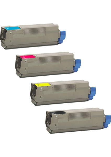WT-C712-SET,OKİ C712 58K 4 Renk Cmyk Muadil Toner