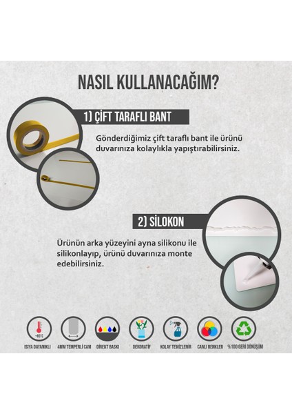 Cam Ocak Arkası Koruyucu | Küçük Prens - Kalp Gözü | 52cm X 60cm fırsatları