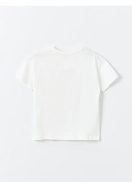 Lcw Kids Bisiklet Yaka Baskılı Kısa Kollu Kız Çocuk Tişört fiyatları