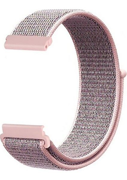 Amazfit Bip 5 Kordon Cırtcırt Kumaş Ayarlanabilir Bronz