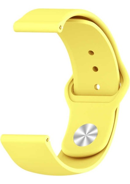 Amazfit Bip 5 Kordon Mat Klasik Silikon Krd 11 Sarı