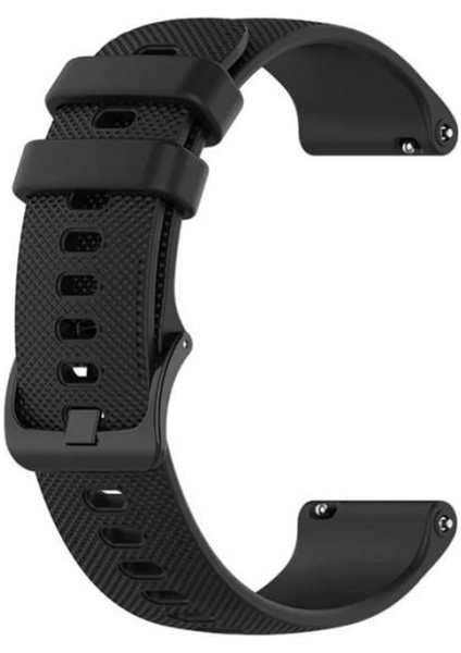 Amazfit Balance Kordon Benekli Kancalı Silikon Siyah