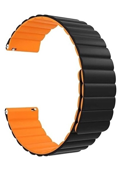 Huawei Watch Gt 4 46MM Kordon Solo Loop Mıknatıslı Ayarlanır Krd 52 Turuncu