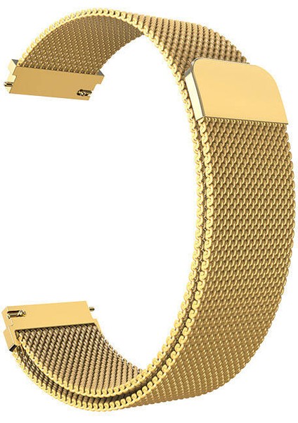Huawei Watch Gt 4 41MM Kordon Hasır Metal Örgülü Ayarlanabilir Gold