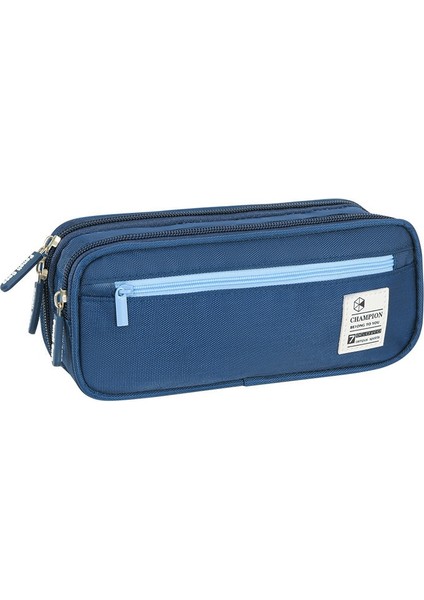 Yeni Basit Stil Büyük Kapasiteli Öğrenci Kırtasiye Çantası Unisex Kalem Çantası Ortaokul ve Lise Depolama Kırtasiye Kalem Çantası (Yurt Dışından)