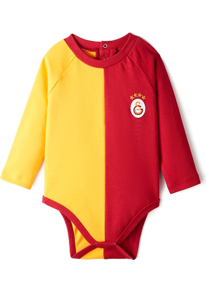 GS Store Galatasaray Sarı Kırmızı Bebek Bodysuit B232094