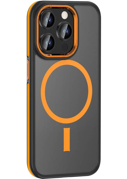 Apple iPhone 15 Pro Kılıf Magsafe Şarj Özellikli Mat Görünümlü Ant Kapak