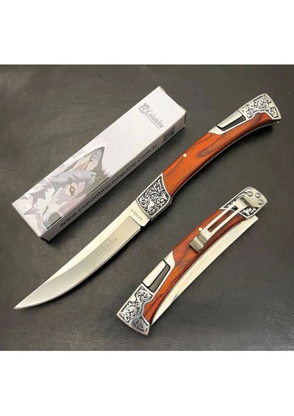 Columbia Alman Ince Çakı Sırttan Kilitli