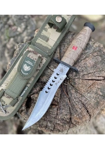 Halmak Kamp ve Avcı Bıçağı Kılıfı ile Birlikte