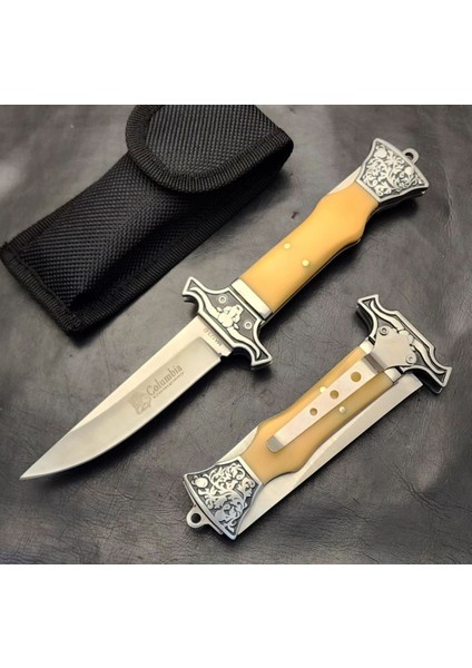 Columbia Bufalo Işlemeli Çakı