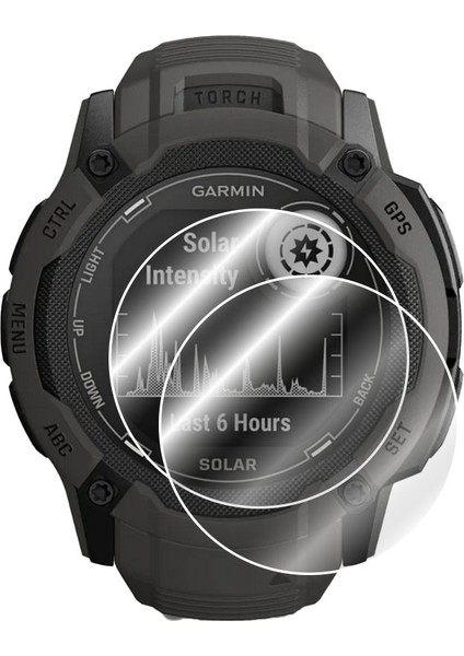 Garmin Instinct 2x Solar ile Uyumlu Ipg Hydrogel Ekran Koruyucu (2 Adet)