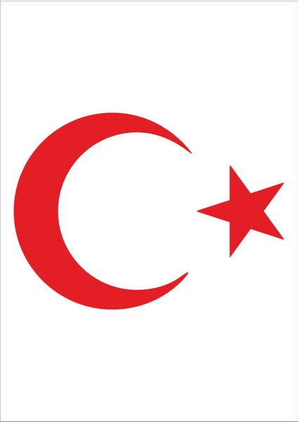 Ay Yıldız Sticker Türk Bayrağı Sticker 00323