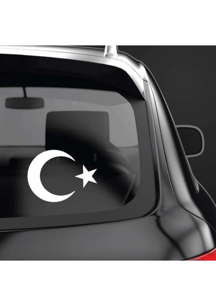 Ay Yıldız Sticker Türk Bayrağı Sticker 00323