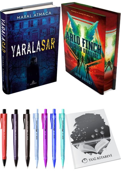 Arlo Finch: Gölgeler Krallığı - Yaralasar 1 + Kalem + Not Defteri