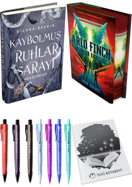 Arlo Finch: Gölgeler Krallığı - Kaybolmuş Ruhlar Sarayı 1 + Kalem + Not Defteri