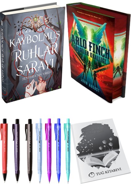 Arlo Finch: Gölgeler Krallığı - Kaybolmuş Ruhlar Sarayı 2 + Kalem + Not Defteri