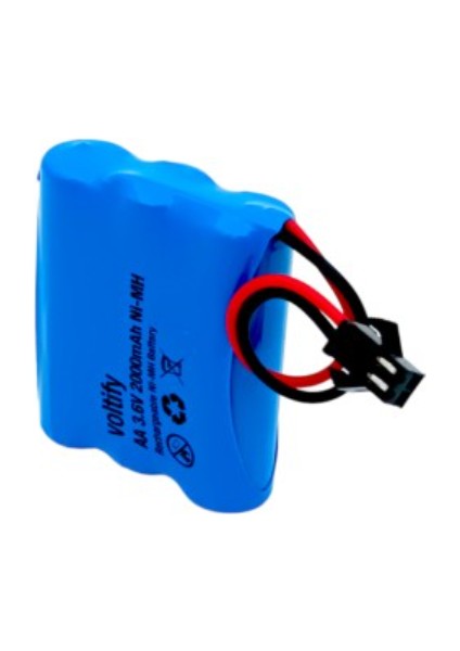 3.6V | 2000 Mah | Aa | Ni-Mh | Oyuncak Araba Pili