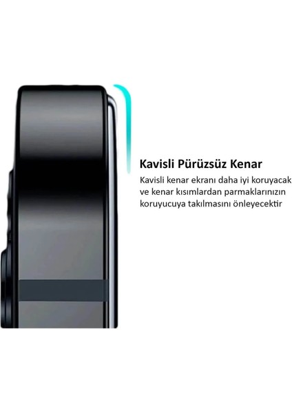 Iphone 14 Uyumlu Defender Ekran Koruyucu Privacy (Hayalet) Temperli Tam Kaplama Kırılmaz Cam modelleri