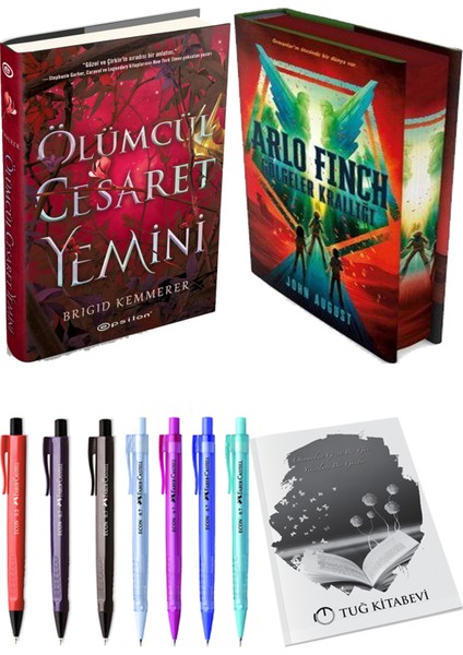 Arlo Finch: Gölgeler Krallığı - Ölümcül Cesaret Yemini + Kalem + Not Defteri
