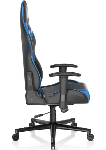 DxRacer Prince Serisi L Siyah Mavi Oyuncu Koltuğu