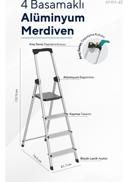 3+1 Basamaklı Merdiven modelleri
