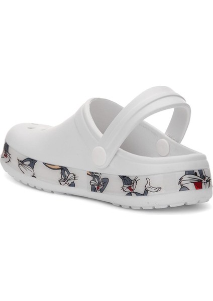 Çocuk Crocs Modeli Bugs Bunny Desenli Kaymaz Taban Plaj Havuz Deniz Sandalet Terlik