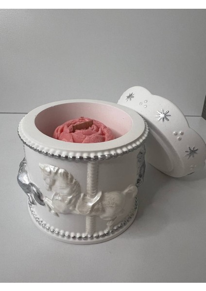 Atlı Karınca Dekoratifmum, Carousel Mum, Gümüş Atlı Karınca Mum indirimleri