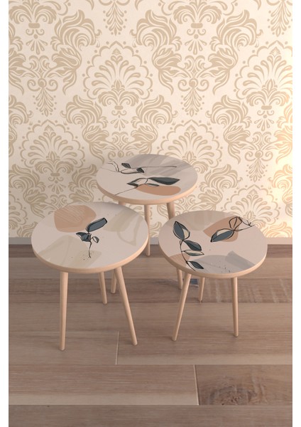 Marie Design Desenlİ Zigon Sehpa