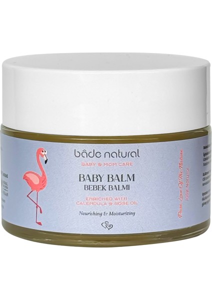 Bade Natural Besleyici ve Rahatlatıcı %100 Doğal Bebek Balmı 50 ml