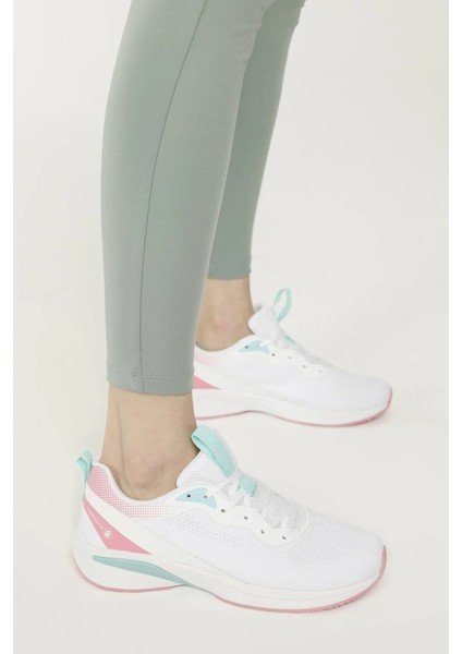Beyaz Turkuaz Pembe Detay Günlük Sneaker Spor Ayakkabı fiyatları