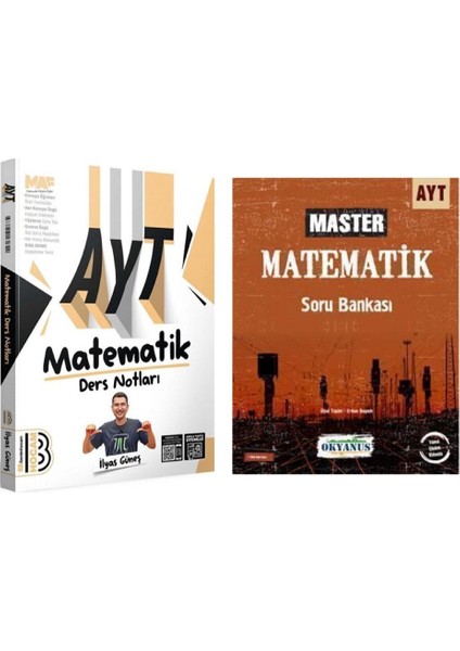 Benim Hocam Yayınları 2024 AYT Matematik Ders Notları - Okyanus AYT Master Matematik Soru Bankası