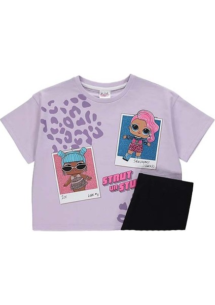 Lol Suprise Kız Çocuk Crop T-Shirt