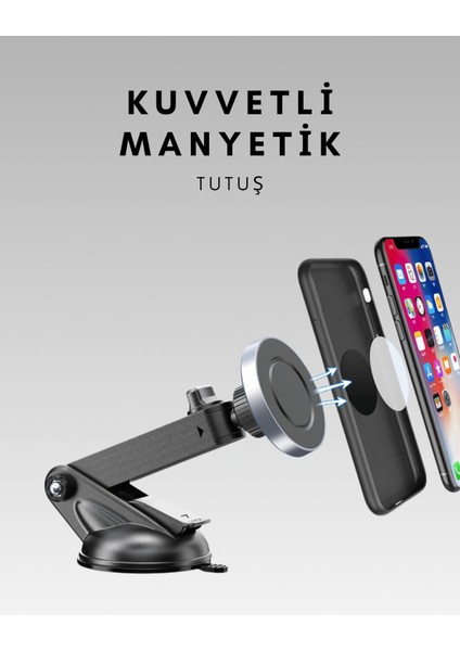EH211 Ayarlanabilir Vantuzlu Magsafe Araç Tutucu fırsatları
