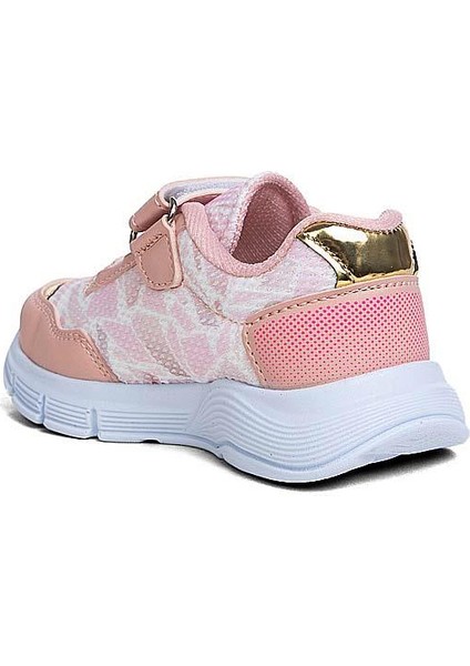 Bebe Işıklı 22-25 Pudra Renk Comfort Sneaker