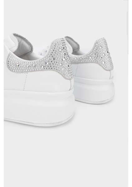 Eric Kadın Beyaz Deri Sneakers & Spor Ayakkabı 1028 165-S3 Bn Ayk Y24 fırsatları
