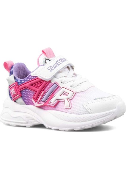 Kız Çocuk Beyaz Gümüş Lila 26-30 Aır Comfort Sneaker