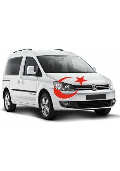 Ay Yıldız Sticker Türk Bayrağı Sticker 00323 modelleri