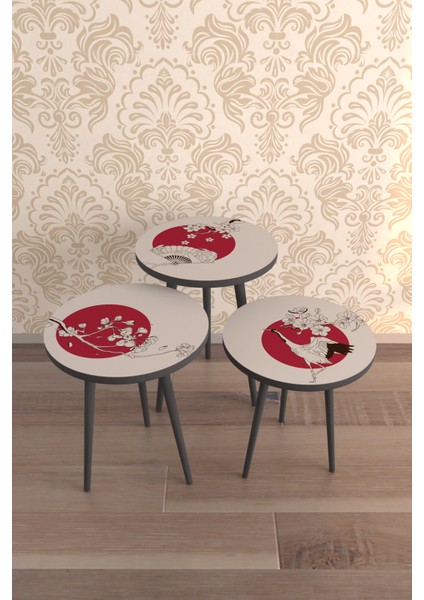 Asian Style Desenlİ Zigon Sehpa