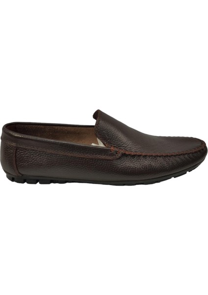 4854038M Iç Dış Deri Ortopedik Ultra Esnek Taban Günlük Erkek Loafer Ayakkabı