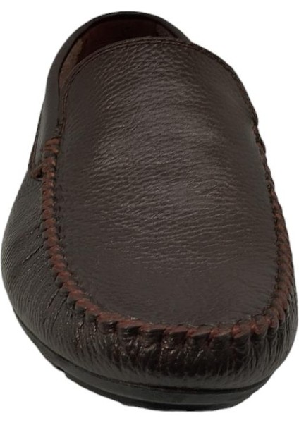 4854038M Iç Dış Deri Ortopedik Ultra Esnek Taban Günlük Erkek Loafer Ayakkabı